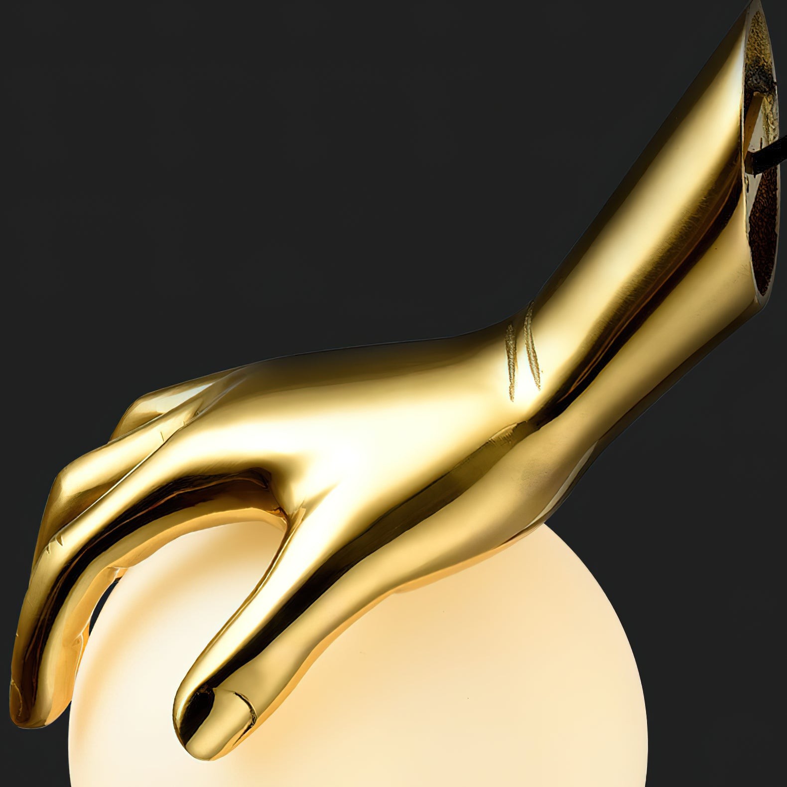 Hanglamp met bolvormige hand en hand HL3004