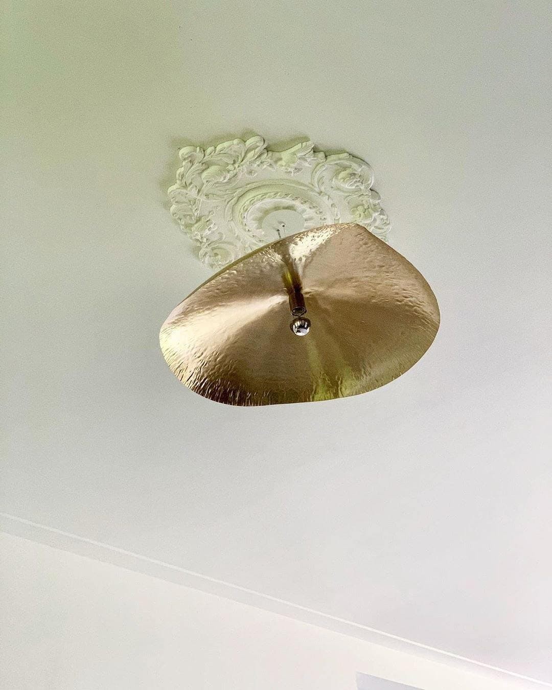 Gehamerde messing hanglamp HL1396