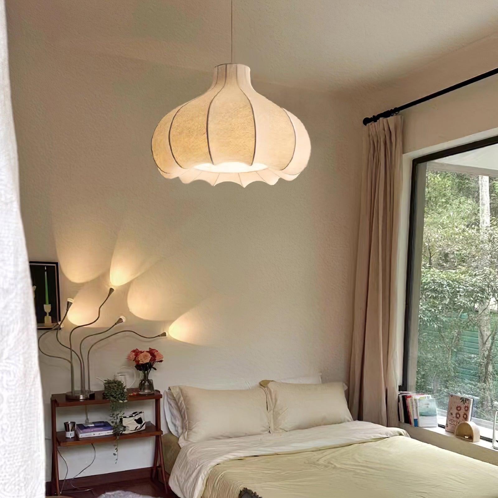 Uienbel Zijden Hanglamp HL681
