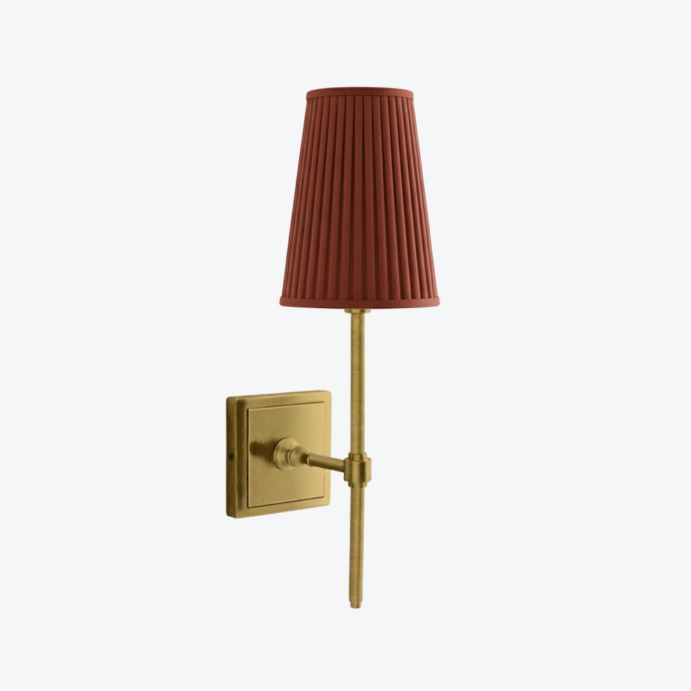 Derlina Witte Linnen Wandlamp – Retro Metalen Verlichtingsarmatuur met Meerdere Hoofden HL1433