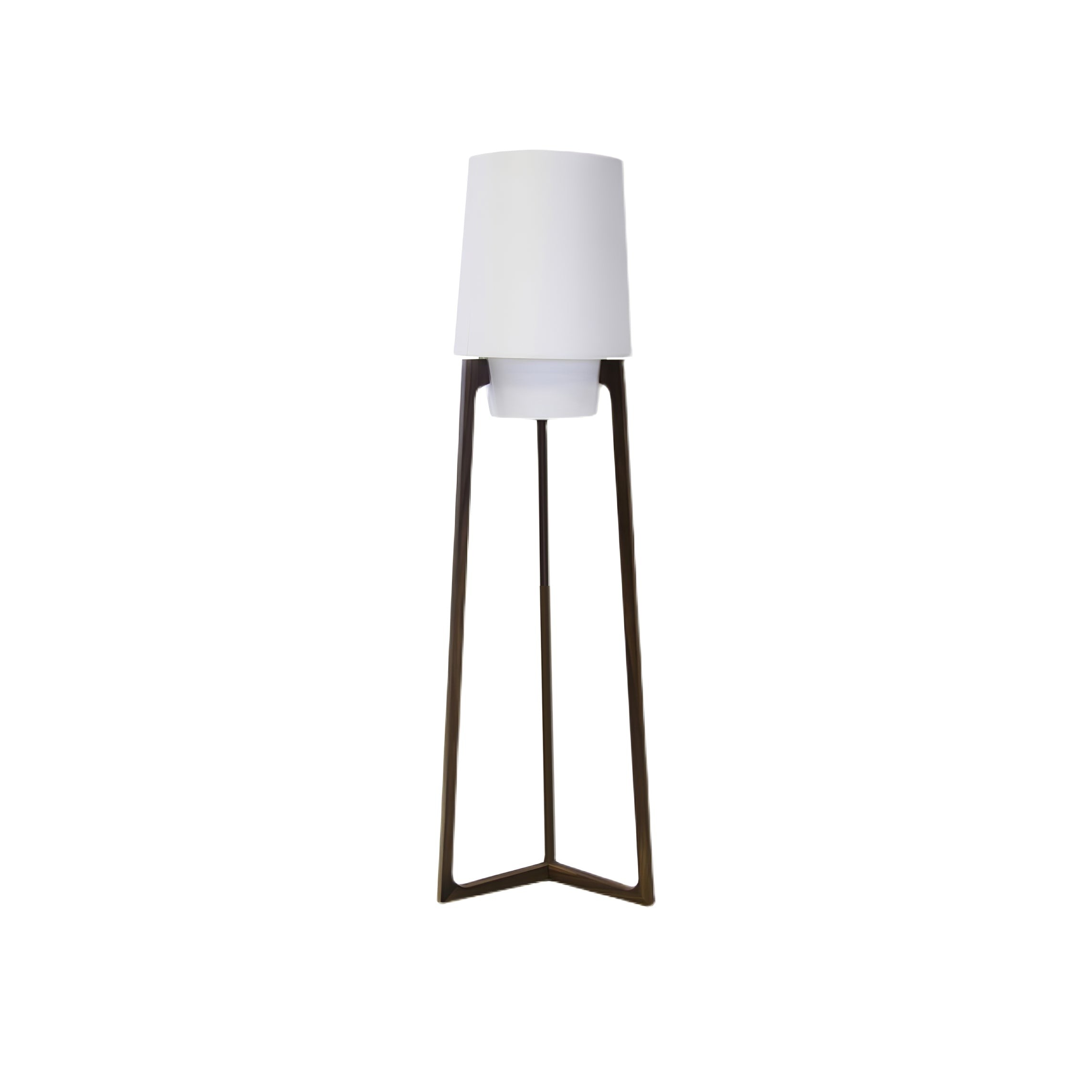 Moderne eenvoudige Chinese stijl massief houten vloerlamp HL569