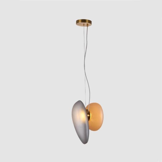 Doorschijnende hanglamp van matglas HL867