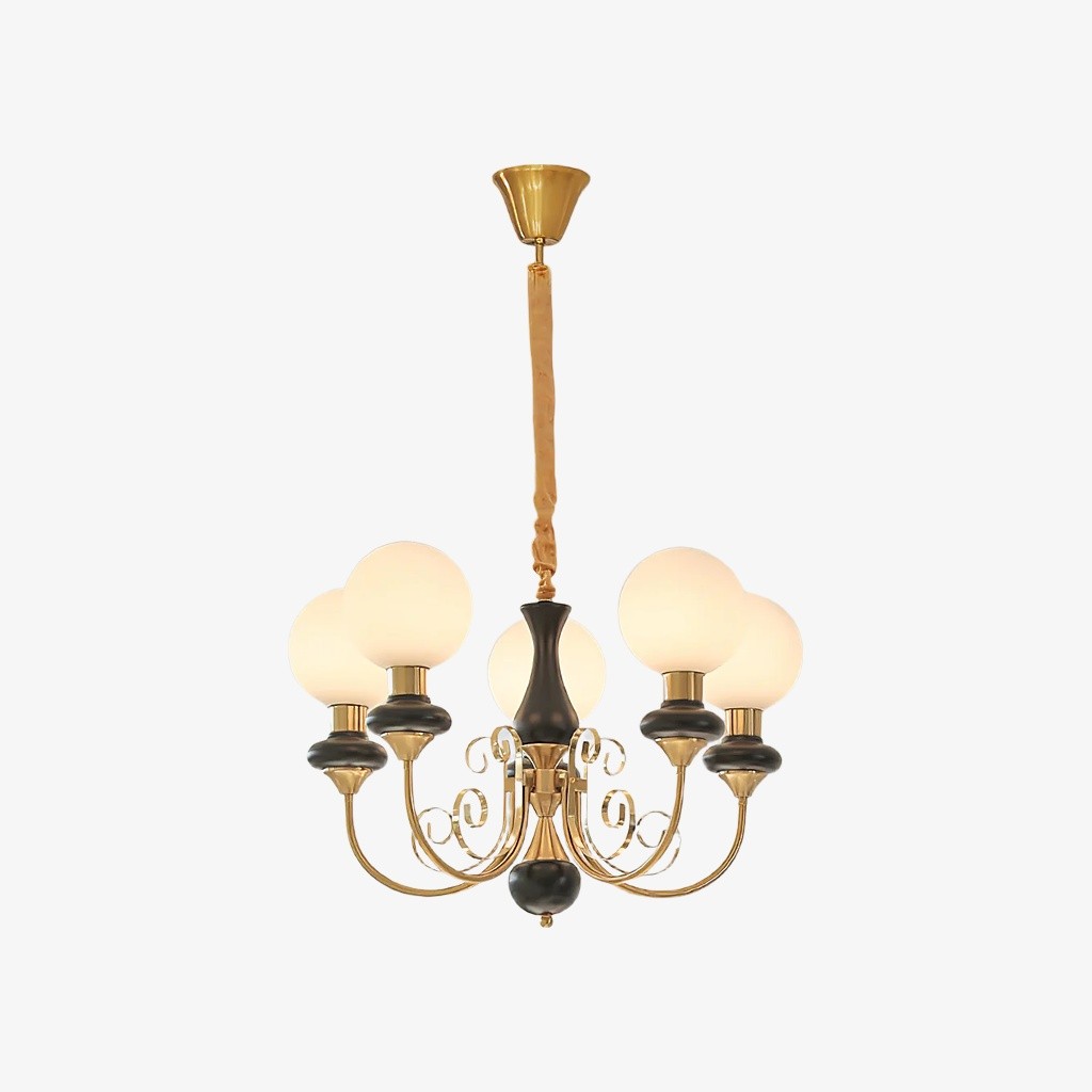 Radiara Kroonluchter - Ontwerp met gelaagde stenen schijven, moderne luxe stijl voor eetkamer en woonkamer HL2327
