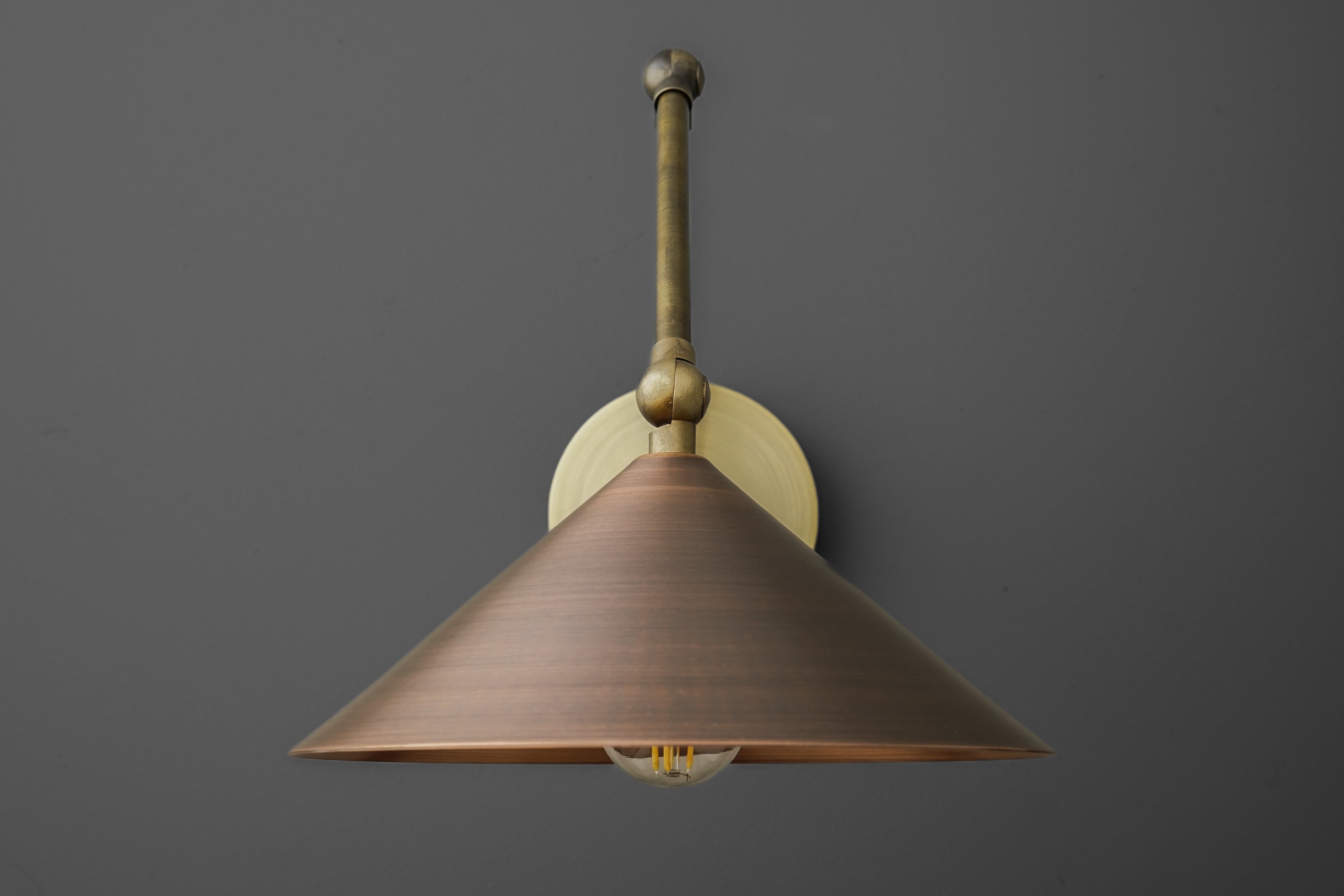Conique Meta Verstelbare Wandlamp - Vintage Industriële Lamp HL1755
