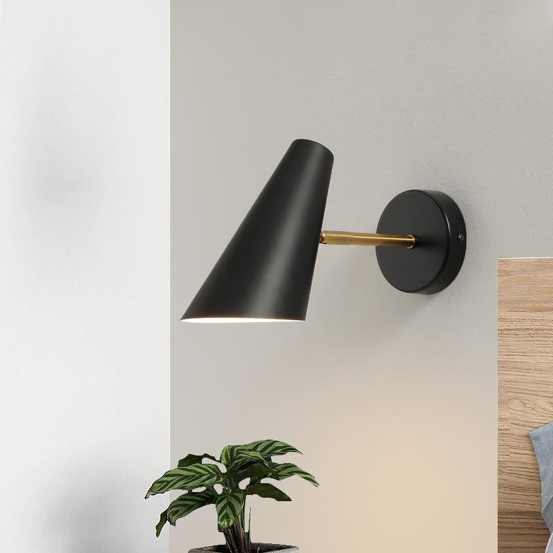 Industrieel design verstelbare bed wandlamp HL140