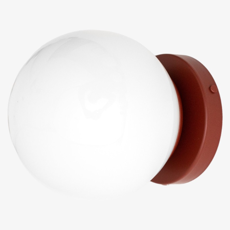 Glorica glazen bol wandlamp - veelkleurige moderne minimalistische lamp HL1721