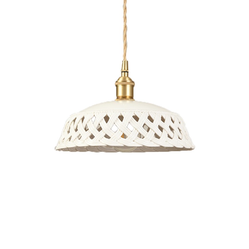 Moderne Witte Keramische Hanglamp voor de Woonkamer HL45