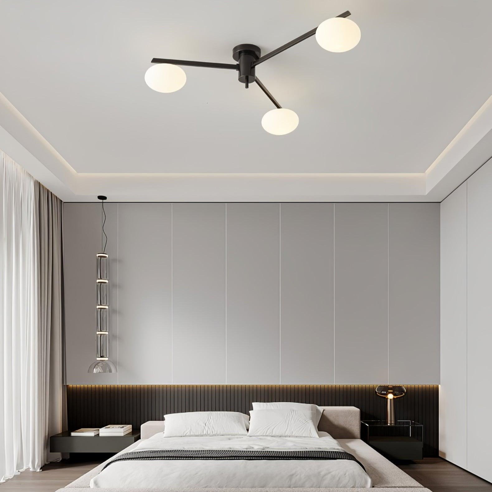 Lambda Minimalistische Nordic Glazen Plafondlamp HL1216