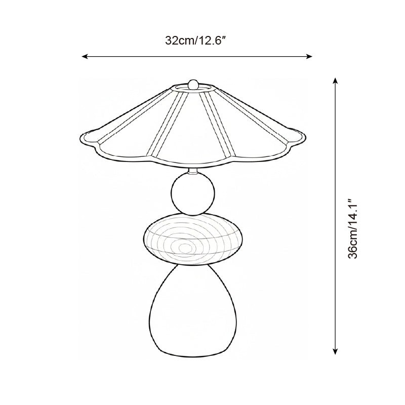 Equinox tafellamp met stekker HL2918