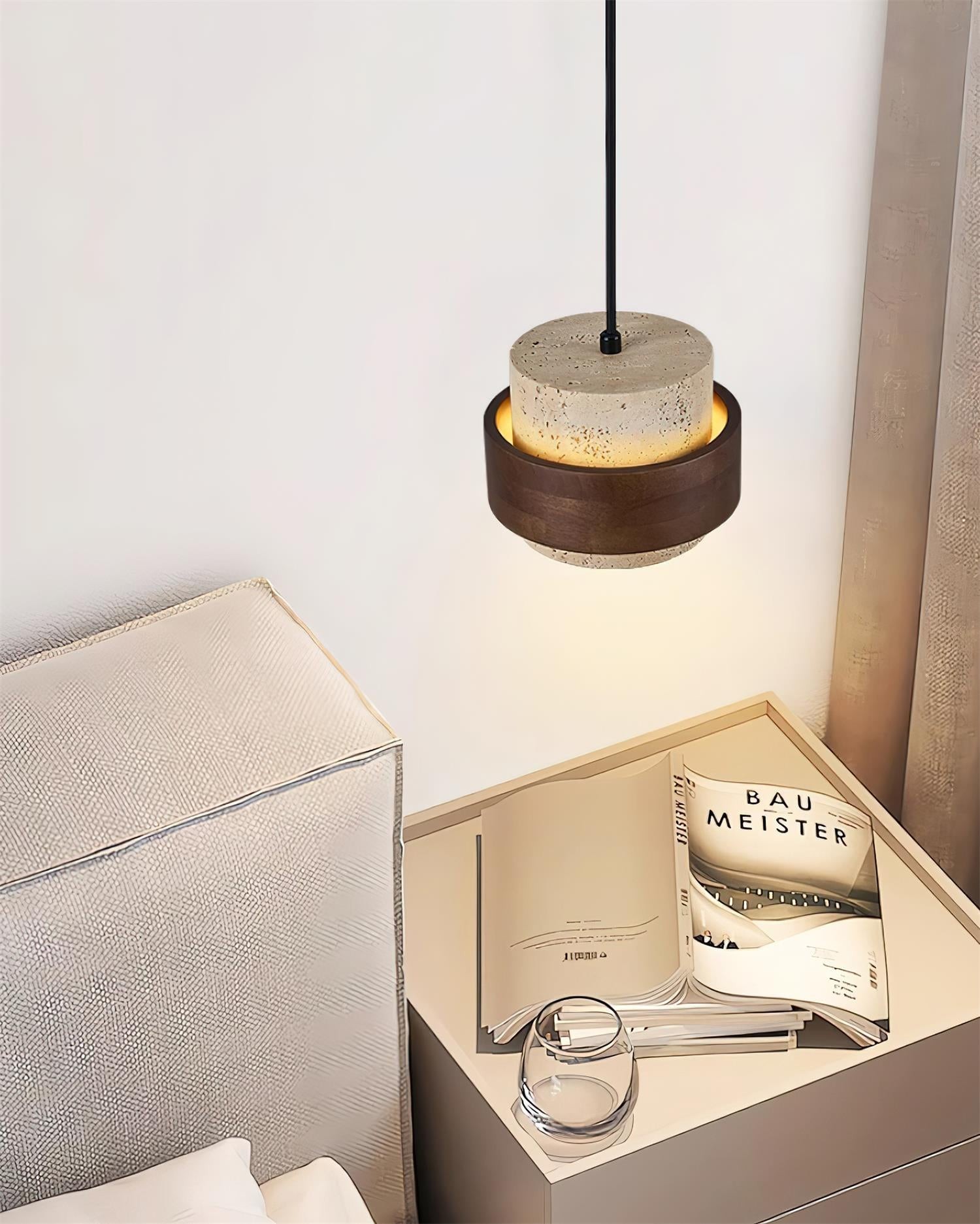 Cilinder Travertijn Hanglamp HL488
