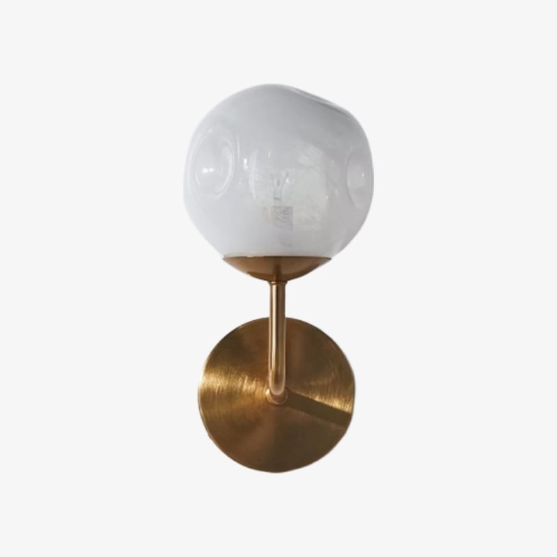 Modo Wandlamp van gebeeldhouwd glas - Moderne lamp met diffuus licht voor entrees HL1906