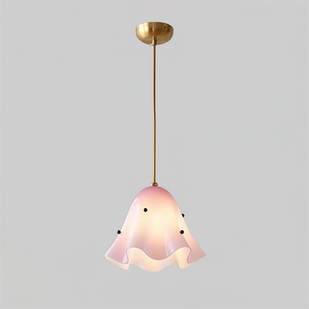 Bellina Artistieke Glazen Hanglamp - Moderne Bloei Geïnspireerde Hangende Plafondlamp HL1641