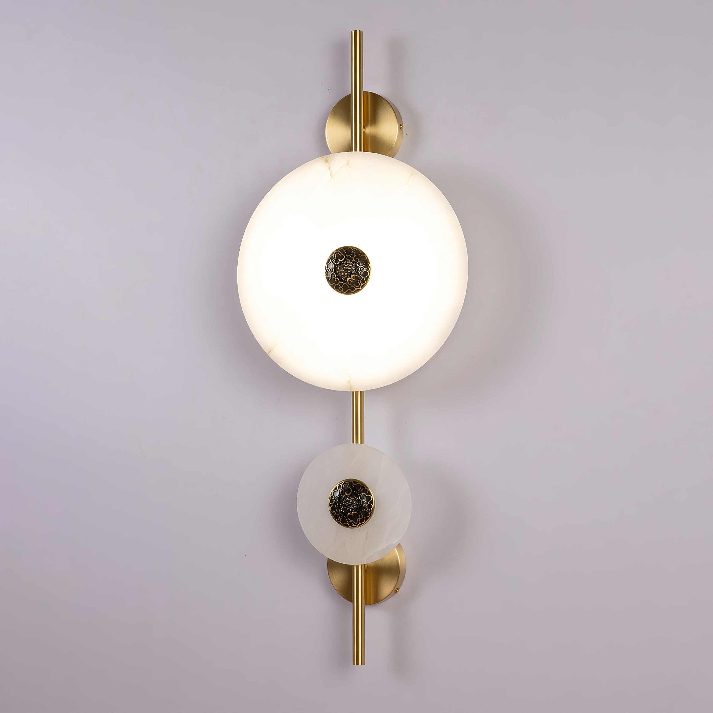 Lichte luxe schijfvormige wandlamp HL346