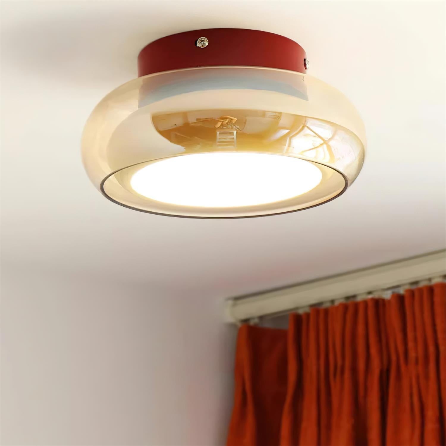 Sfeervolle eenvoudige dubbele schijf plafondlamp HL763