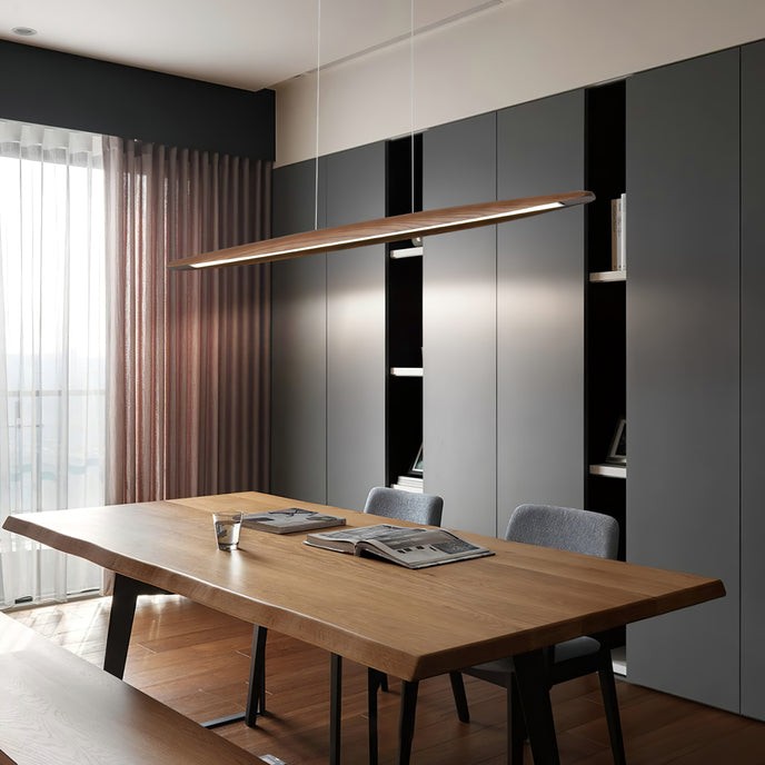 Houten horizontale hanglamp HL1155