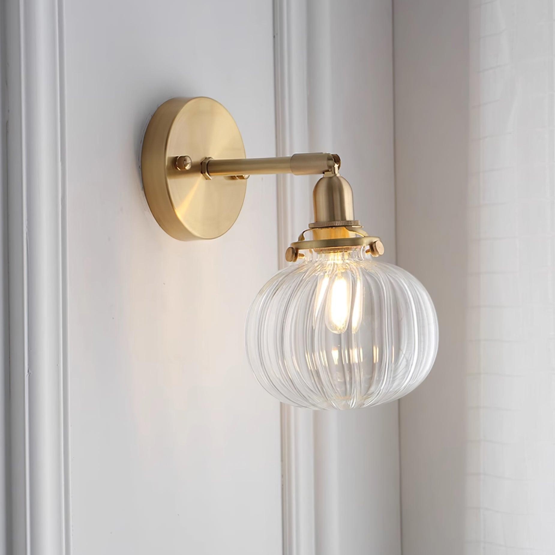 Eenvoudige hal entree pompoenpatroon wandlamp HL771