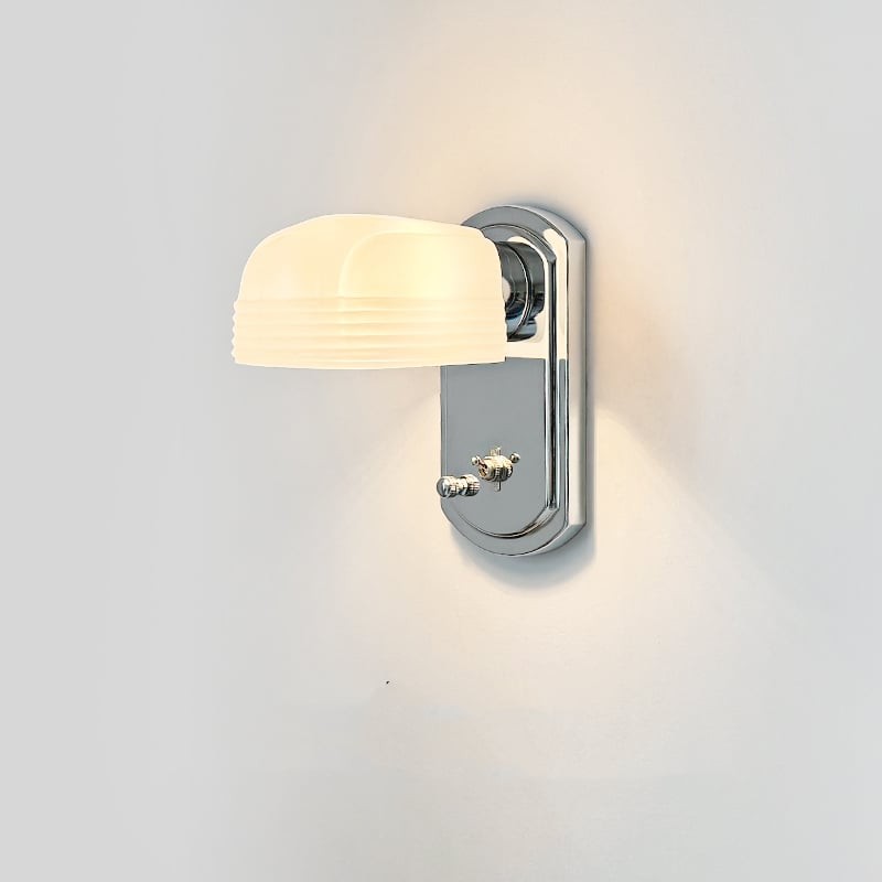 Bauhaus Creatieve Industriële Witte Glazen Wandlamp HL1362