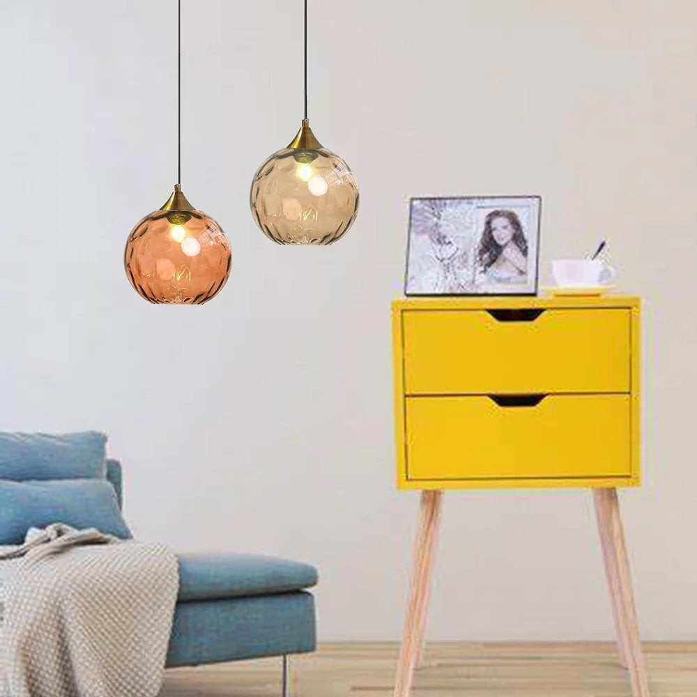 Moderne LED Nordic plafondlamp met glazen bol HL1288