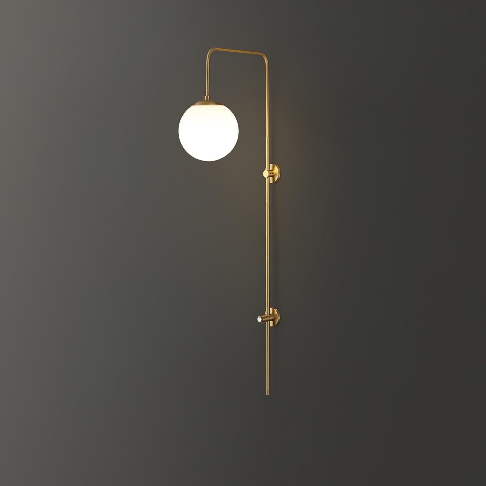 Globe Messing Wandlamp HL534