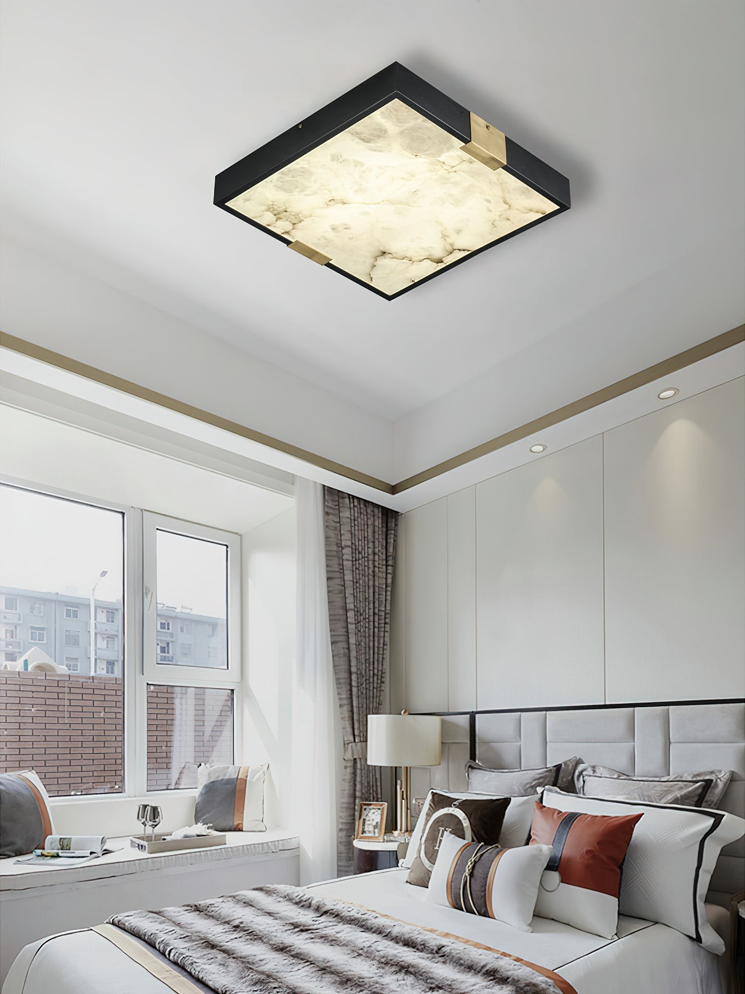 Lucien Alabaster Plafondlamp HL2985