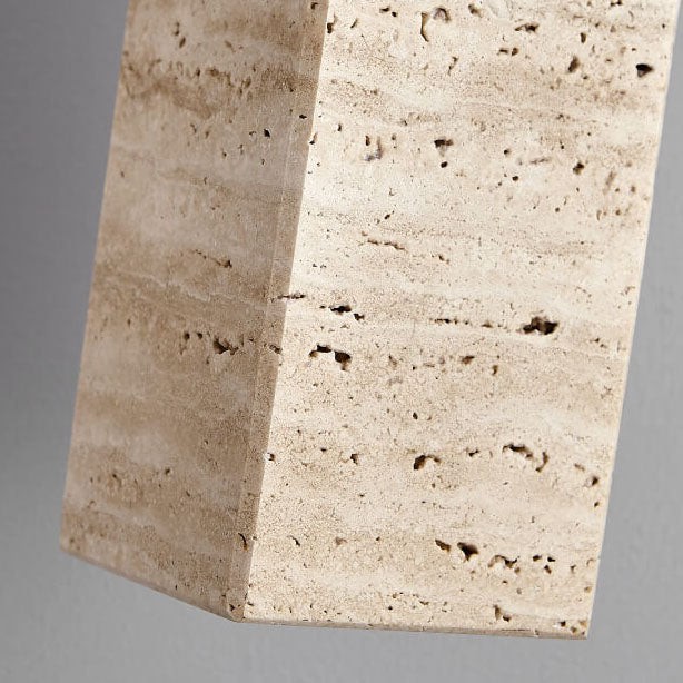 Wabi Sabi hanglamp van massief hout en steen HL971