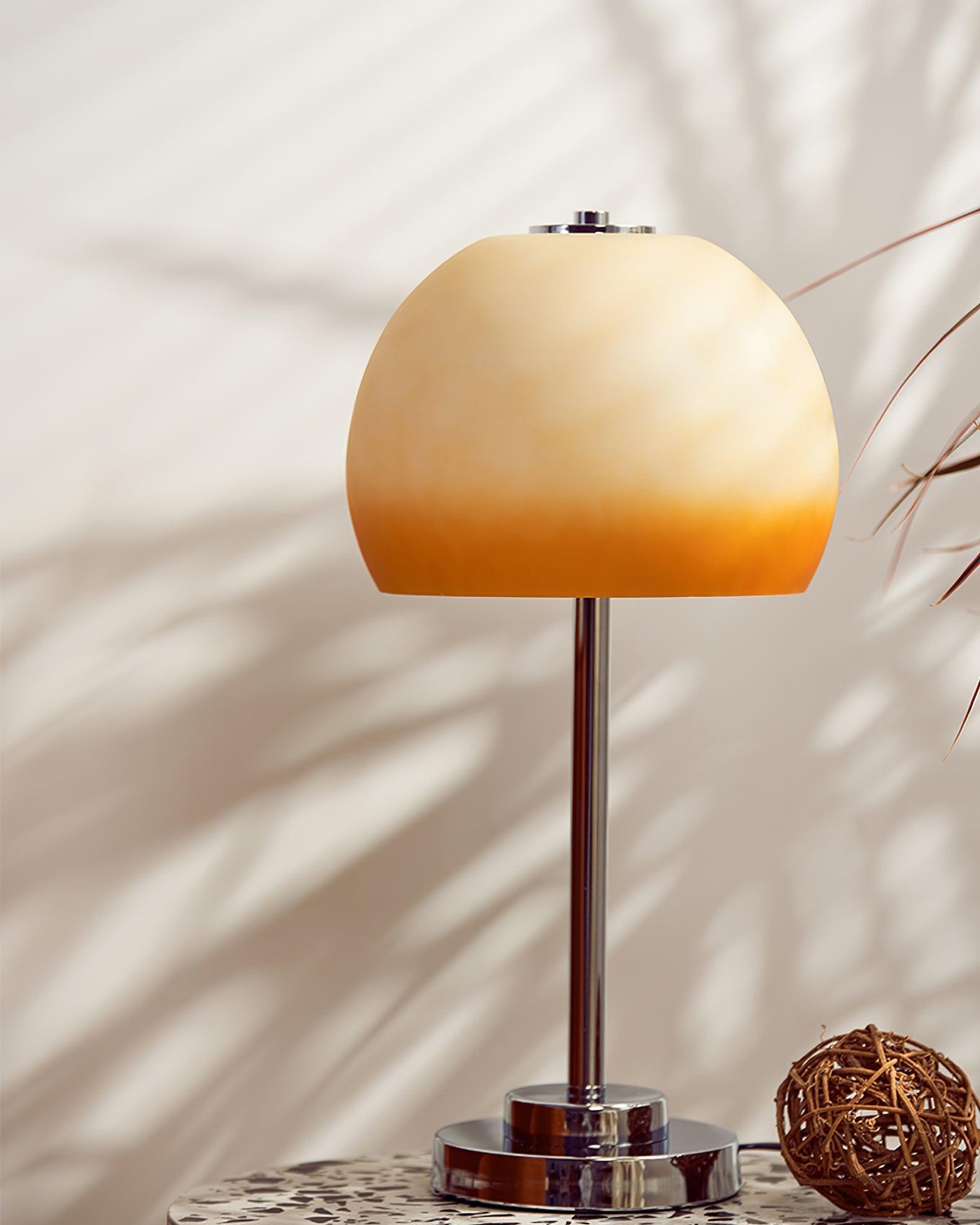 Retro eivormige koepeltafellamp HL462