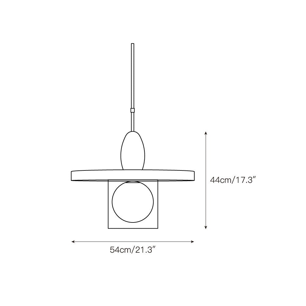 Eirene glazen hanglamp HL3255