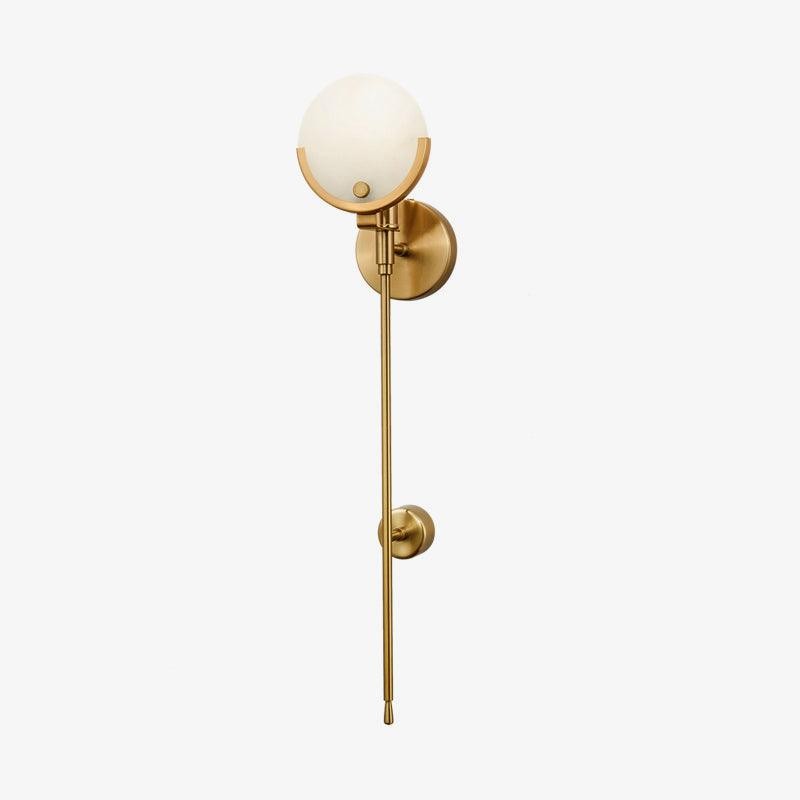 Ava messing alabaster wandlamp HL2941