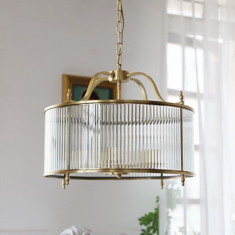 Lambeth glazen kroonluchter HL3254