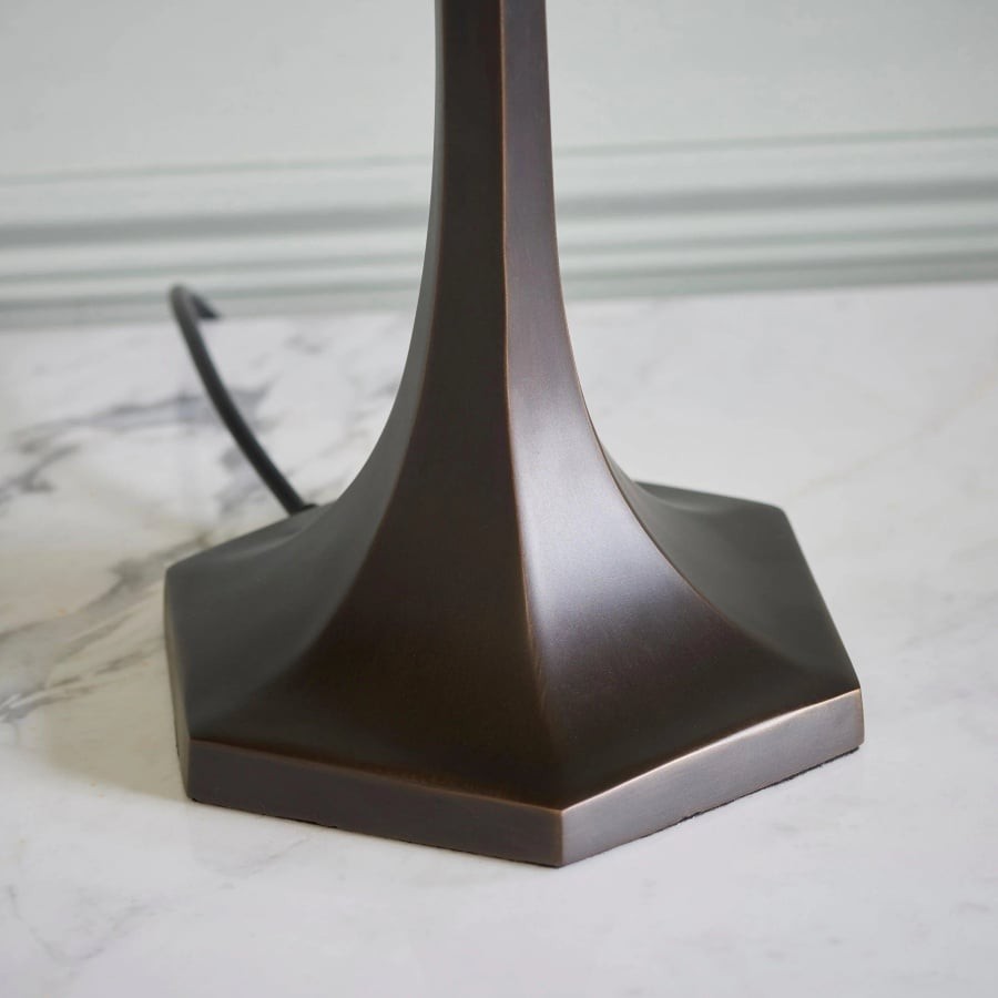 TF Nevada Geometrische Tafellamp met Glas-in-lood - Tafellamp voor Woonkamers en Slaapkamers HL2131