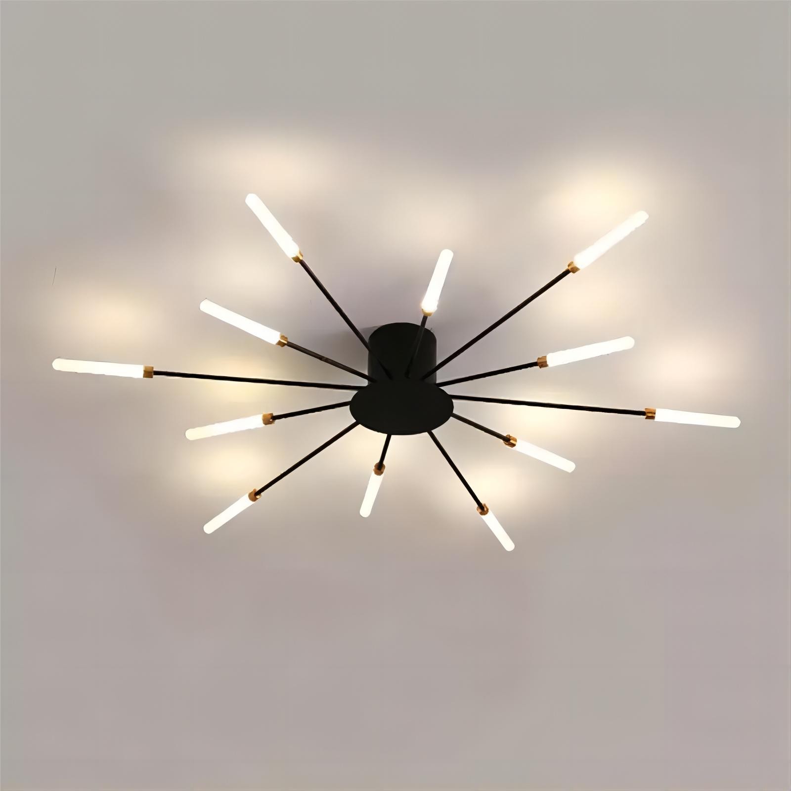 Moderne Spoetnik vuurwerk LED vertakkingsplafondlamp HL108