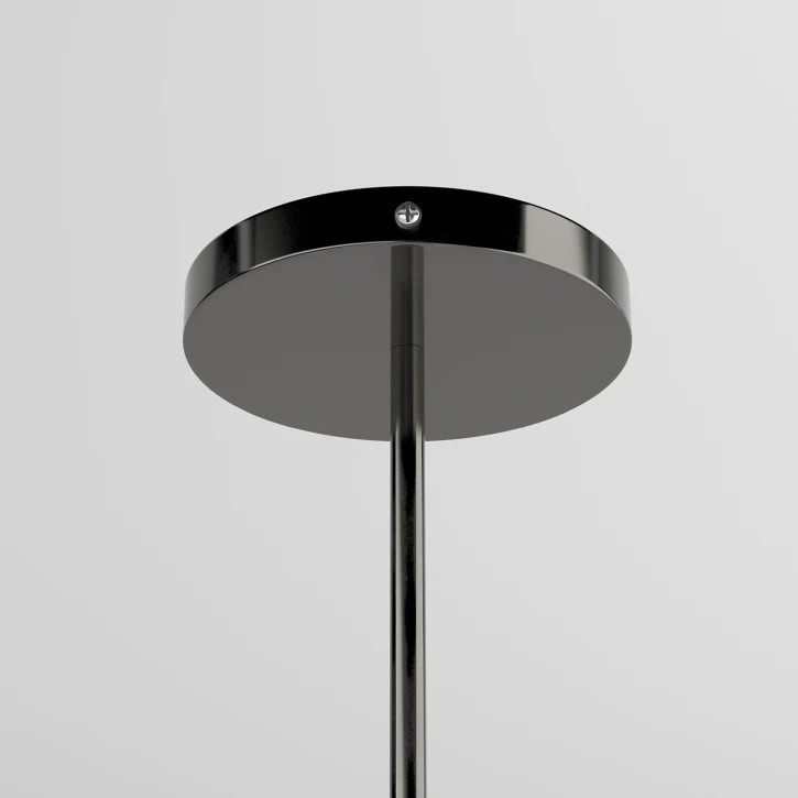 Moderne hanglamp met glazen bollen van metaal HL01