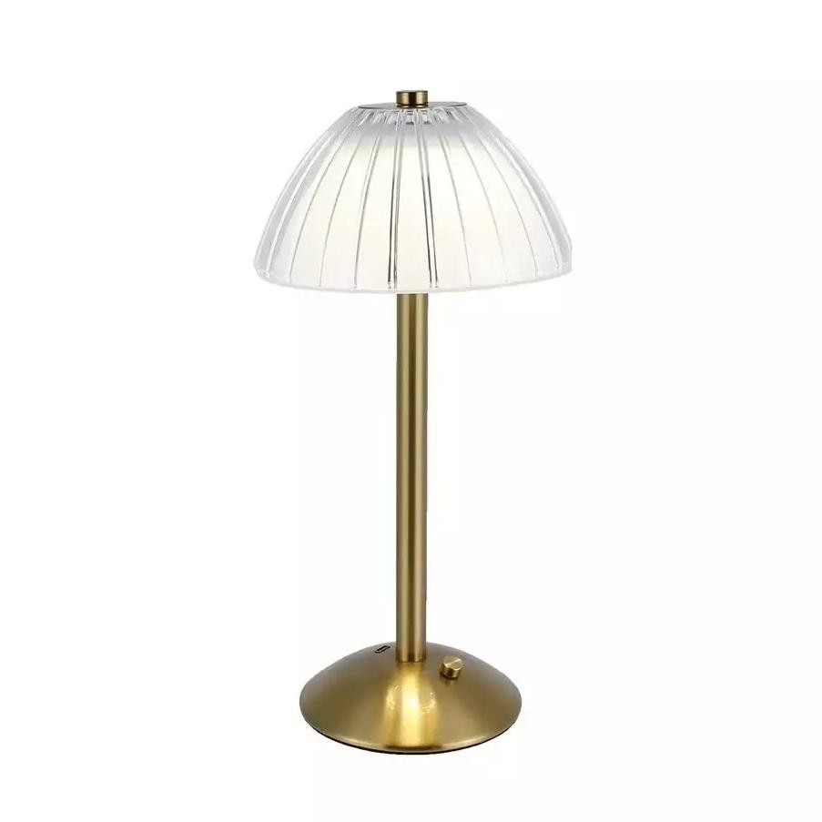 Luxe messing design draadloze tafellamp HL307