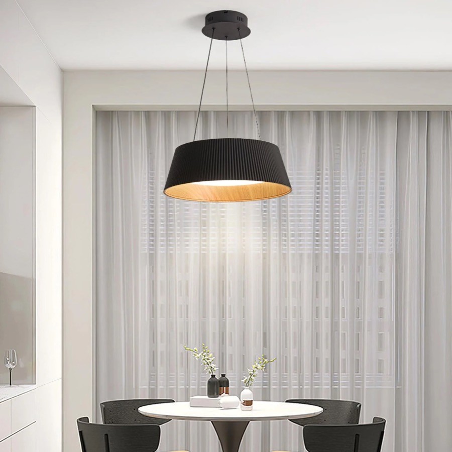 Moderne Geribbelde Ronde Hanglamp HL264