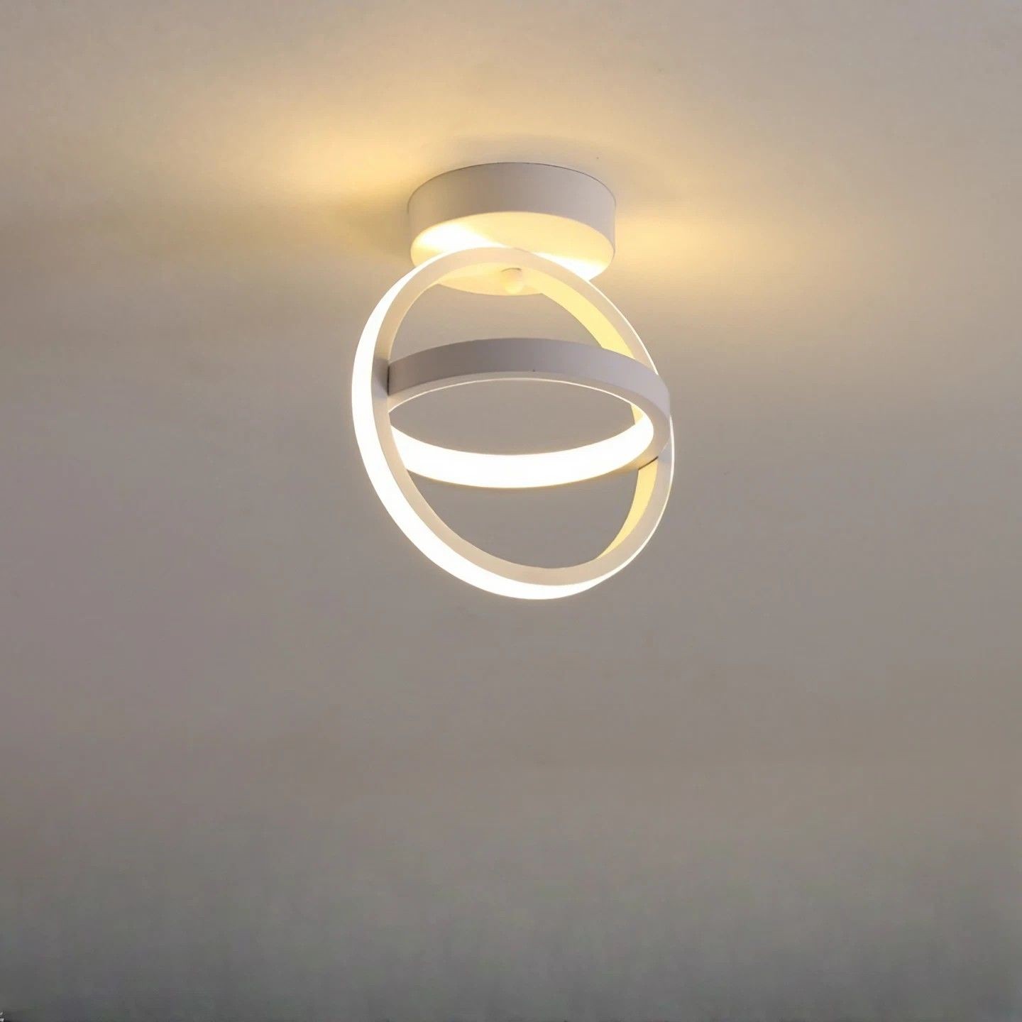 Nordic Ribbon gekruiste cirkel plafondlamp HL195