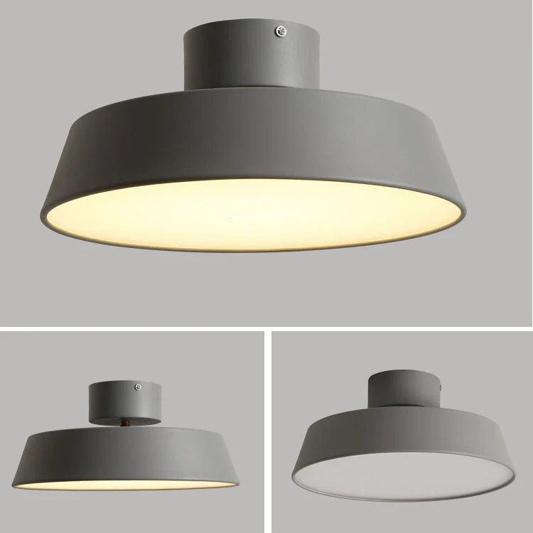 Nordic Minimalist Ronde Aluminium LED Plafondlamp HL1264