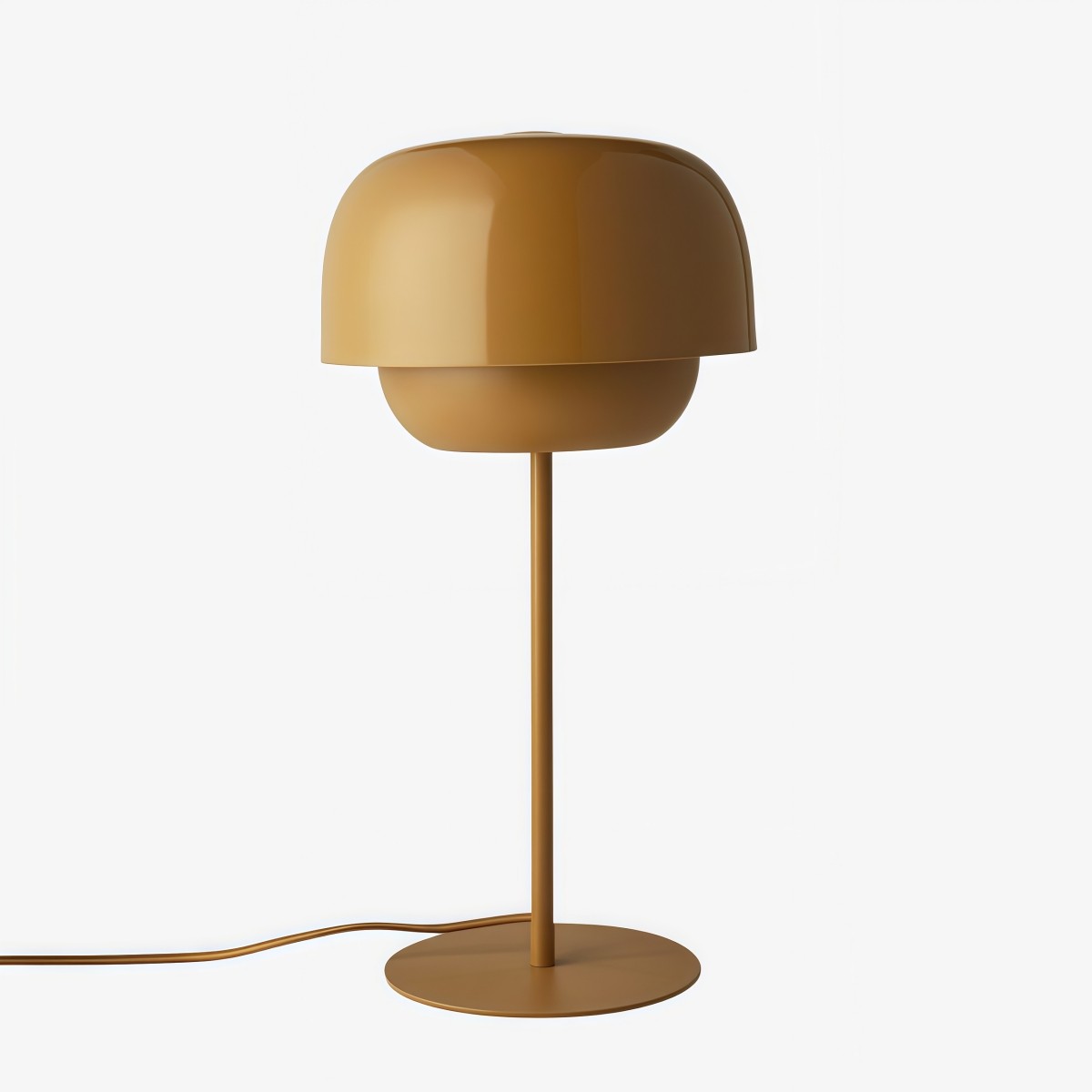 Clinco Tafellamp met Ronde Kap - Moderne Metalen Sfeerlamp voor Bureau en Nachtkastje HL1776