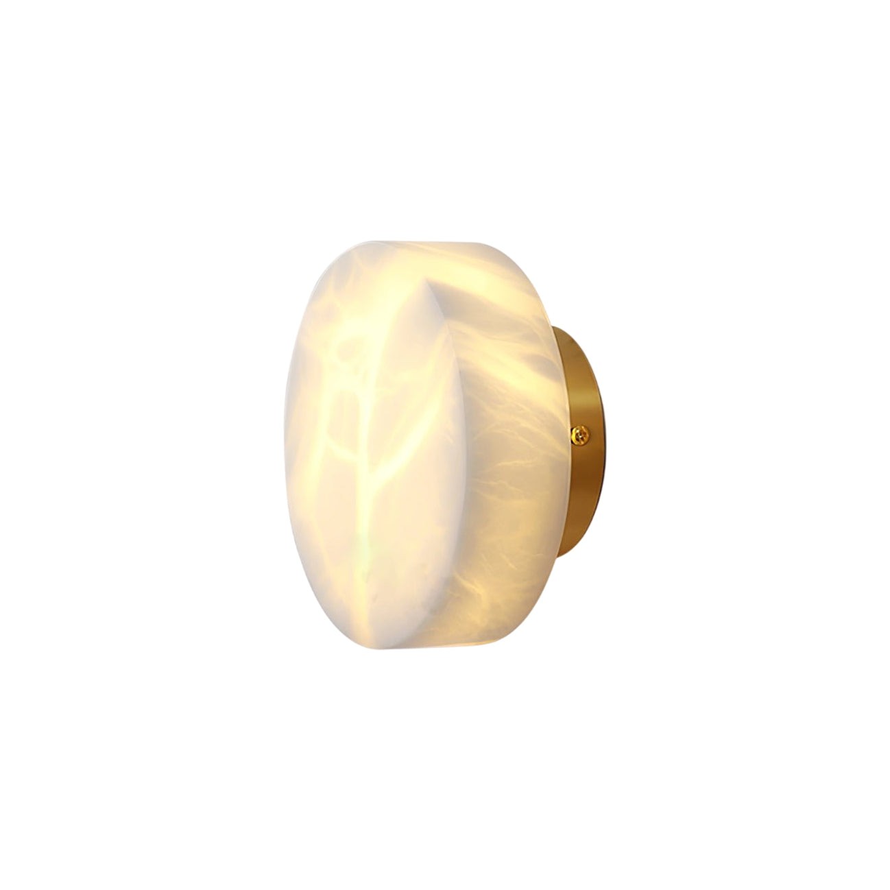 Cilindrische albasten wandlamp HL3202