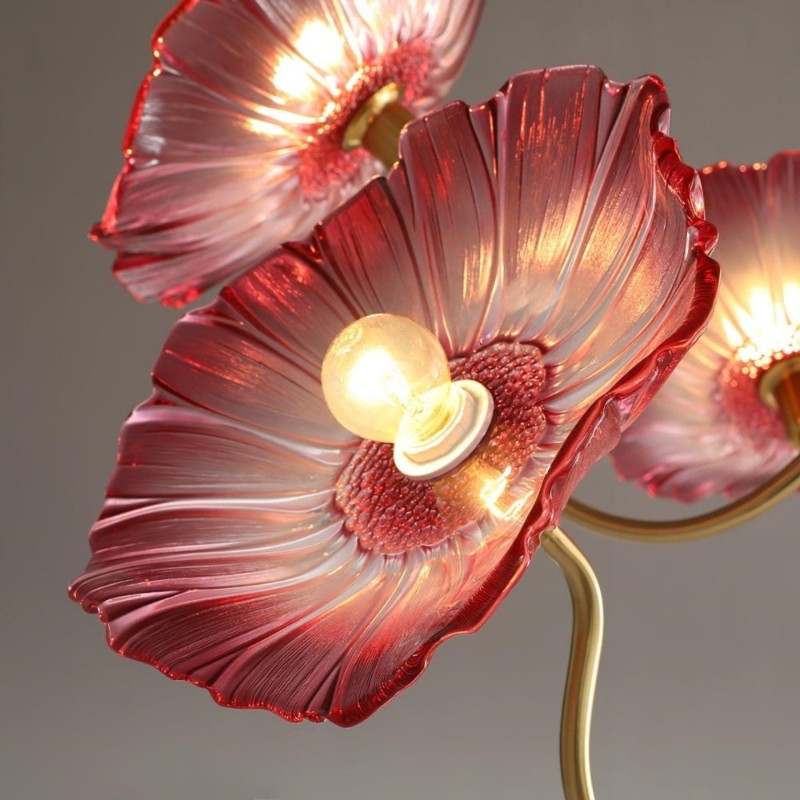 Nordic Lotusblad Glazen Bloem Hanglamp HL277