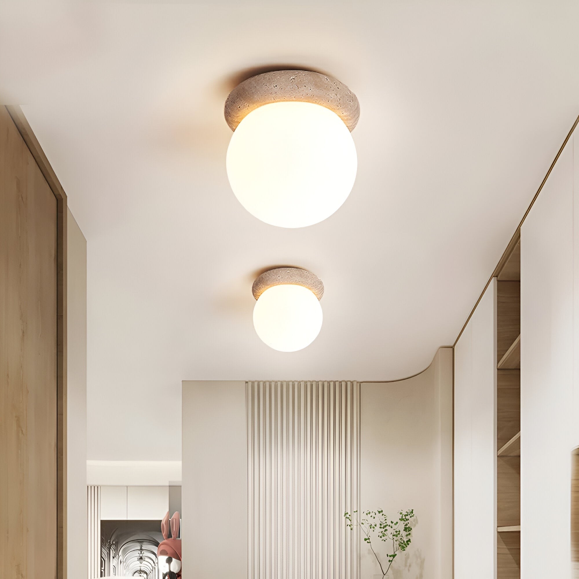 Asteroid Travertine Buitenwandlamp HL3442