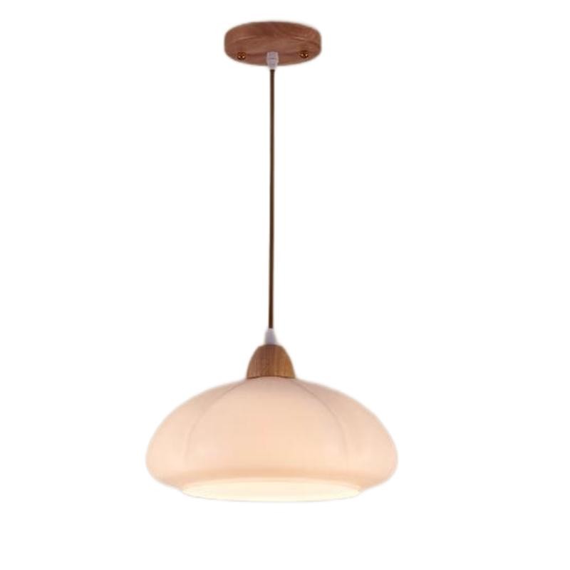Nordic Retro Oranje Glazen Hanglamp HL133