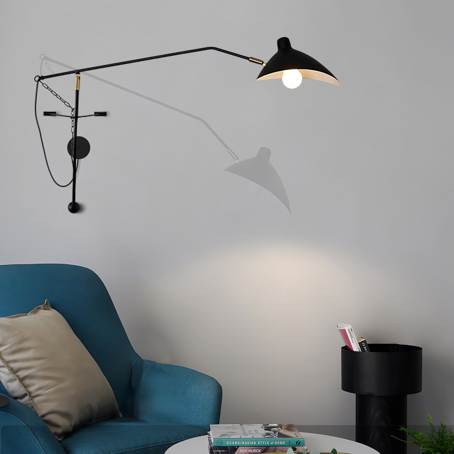 Moderne eendenbek-design Mantis Arm Wandlamp HL1112