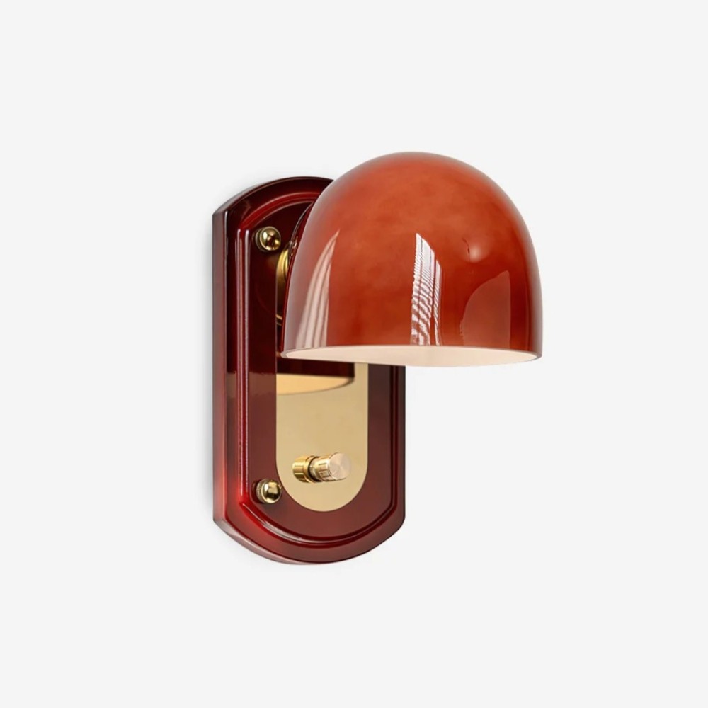 Livessa Moderne Wandlamp – Sculpturale Wandlamp met Glazen Kap voor Slaapkamer of Woonkamer HL2330