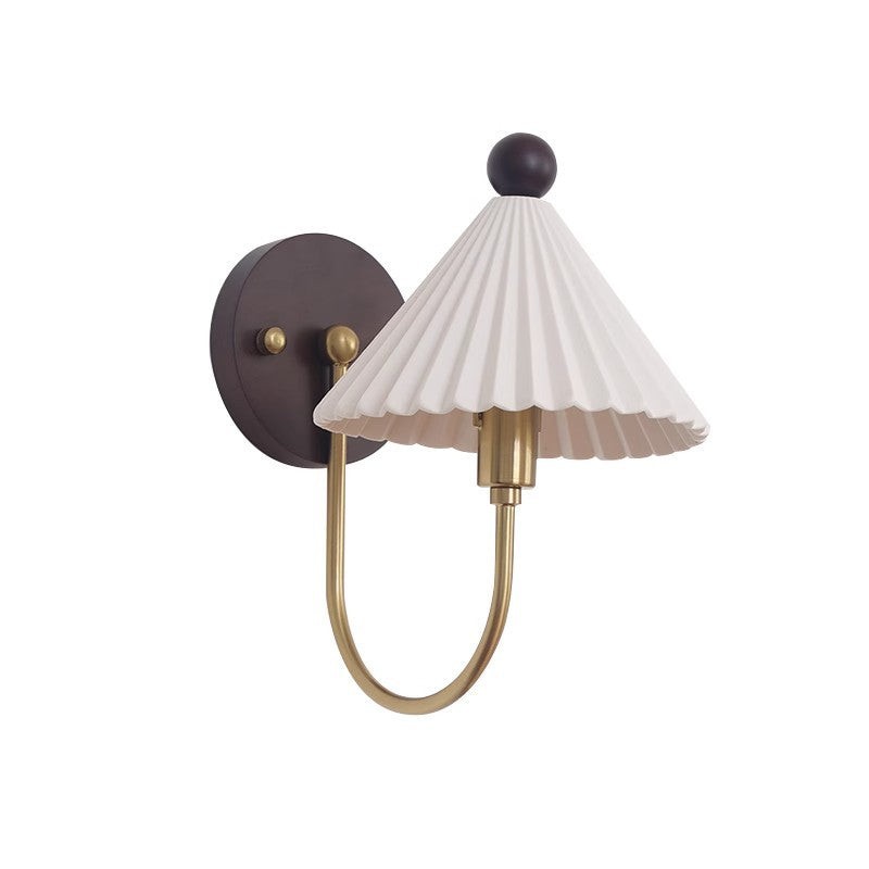 Nordic massief houten nachtkastje wandlamp HL1267