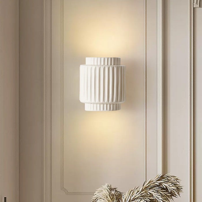 Cilinder hars semi inbouw wandlamp HL226