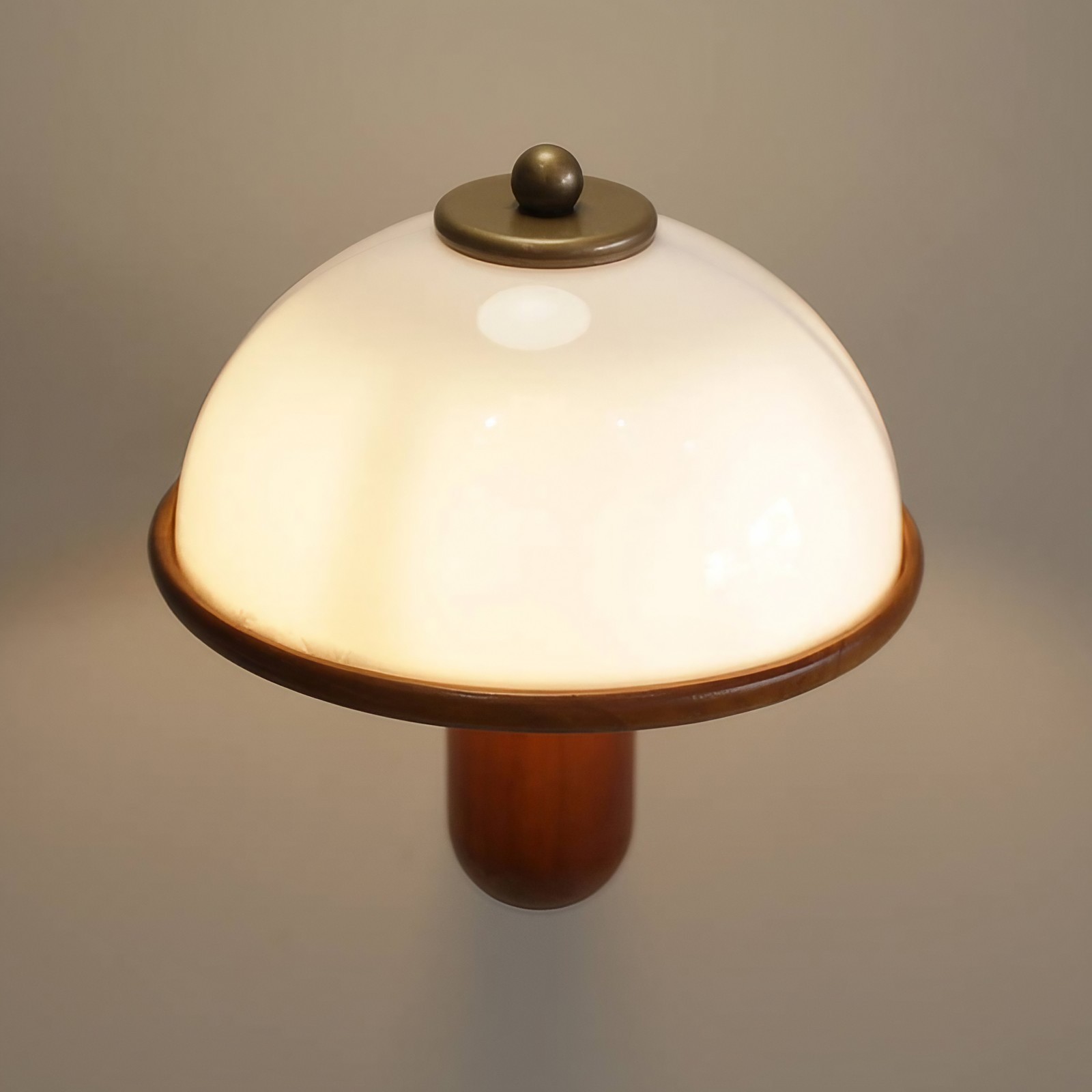 Vintage Mushroom Houten Wandlamp HL300