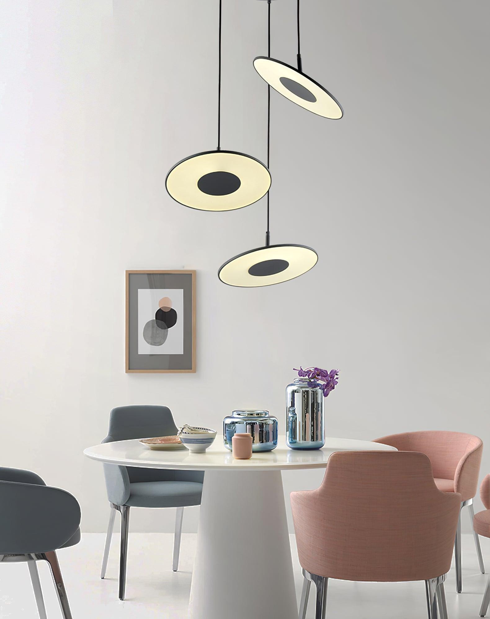 Ronde schijf hanglamp HL492