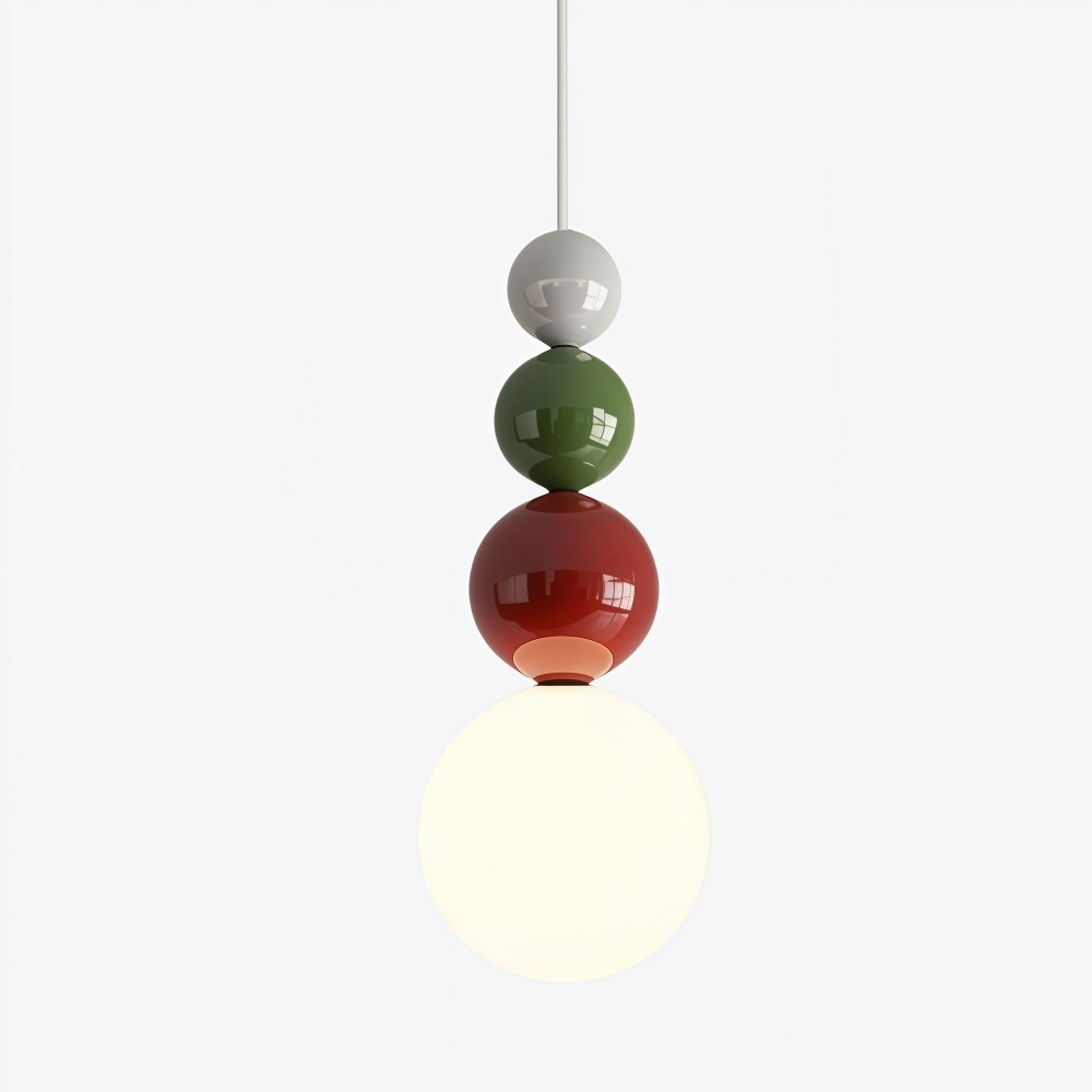 Nordic stijl bolvormige veelkleurige hanglamp HL933