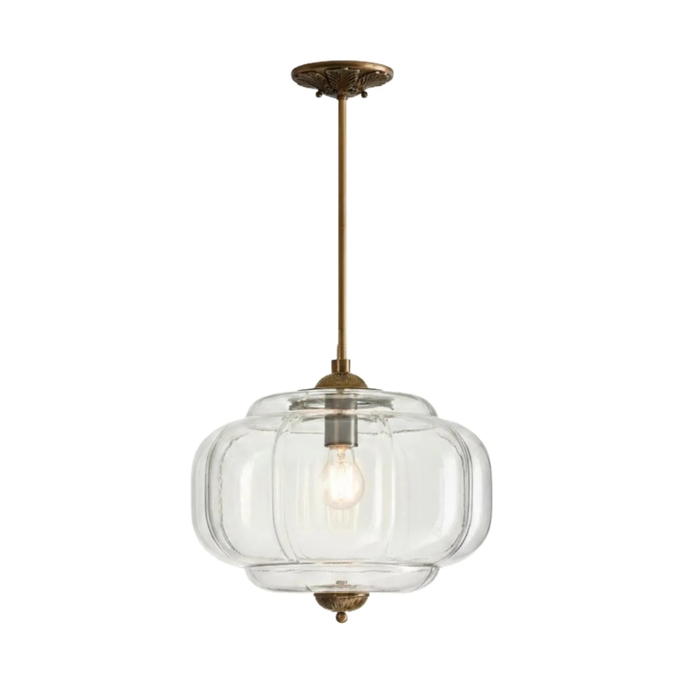Eloise Vintage Glazen Kroonluchter - Melkglas Home Accent HL1651
