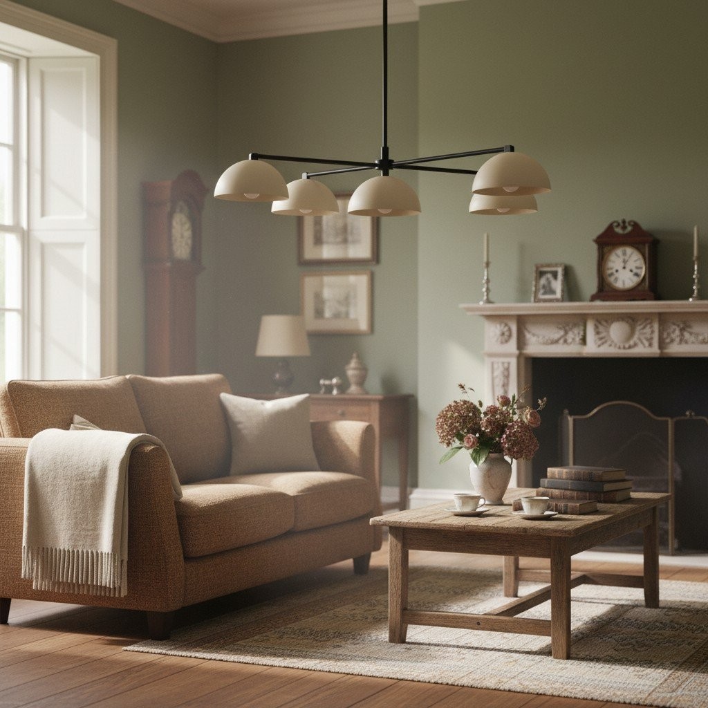 Metio Dome Stijlvolle Plafondkroonluchter - Tijdloos Home Lighting Accent HL1742